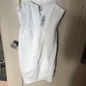 White strapless dress never worn